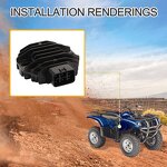 Motorcycle Voltage Regulator Supplier - Rectifier for Honda RHINO 660