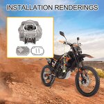 Motorcycle Cylinder Head Factory - Assembly for 1P56YMJ YX140 Engine