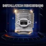 Motorcycle Cylinder Block Supplier - 44-6 for 2 Stroke 49cc Mini Bike