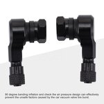 Motorcycle Valve Stems Supplier - 90 Degree Pair Spiracle Silvery