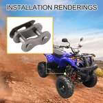 Motorcycle Chain Link Kit Factory - 10pcs 530 Master for ATV Dirt Bike