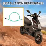 Motorcycle Clutch Cable Factory - 35.63" with Laser Tube for Dirt Bike