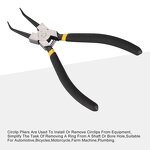 Circlip Plier Supplier - 90 Degree Tip Internal Bent for Motorcycle