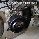 Motorcycle Fan Cover Factory - Combination for GY6 125-150cc ATV