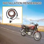 Motor Generator Stator Factory - Coil for YB125 YBR125 YBR 125 ED