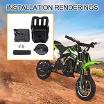 Motorcycle Air Filter Factory - Black for 2 Stroke 43-49cc Pocket Bike