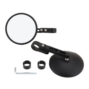 Motorcycle Handlebar Mirrors Factory - Universal End Rearview for Scooter