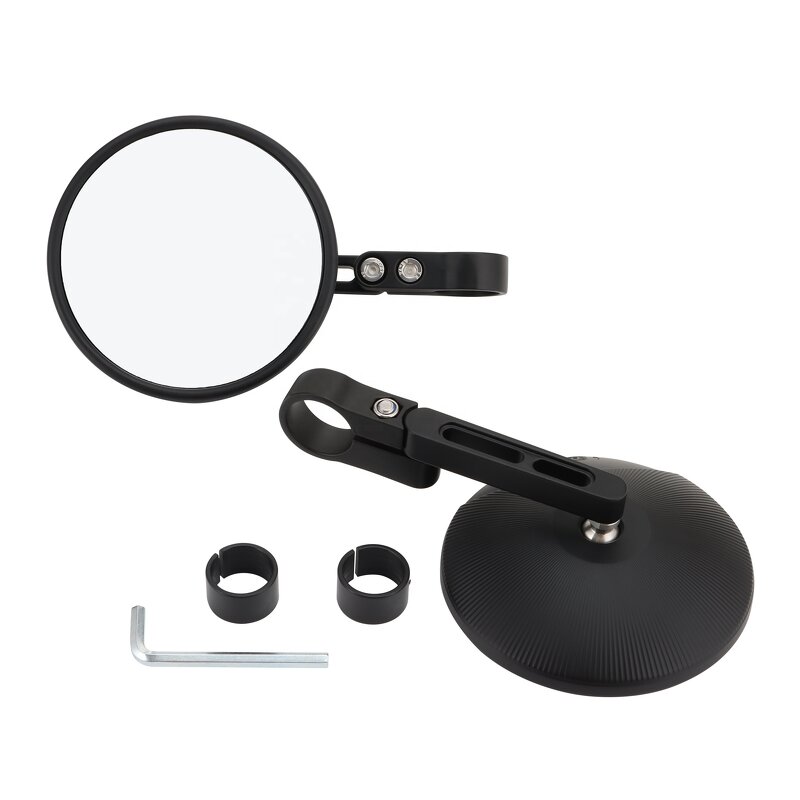 Motorcycle Handlebar Mirrors Factory - Universal End Rearview for Scooter