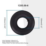 Motorcycle Inner Tube Factory - 2PCS 13X5.00-6 Curved Bent Stem TR87