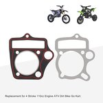 Motorcycle Cylinder Gasket Set Supplier - 52.4mm for GY6 110cc Engine
