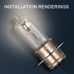 Motorcycle Headlight Bulb Factory - 4pcs Halogen 12v 35/35w