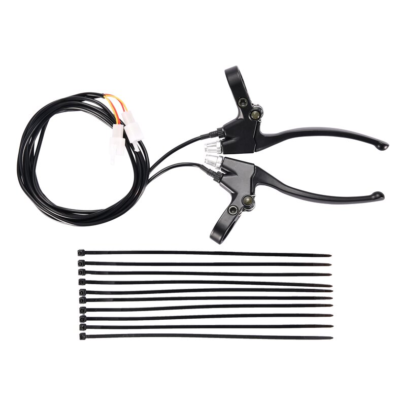 Motorcycle Handlebar Brake Lever Factory - 7/8" 22mm 2 Wires with Ties