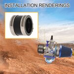 Motorcycle Carburetor Interface Supplier - Manifold Adapter for PE PWK Carb