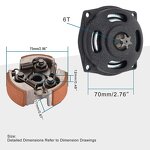 Motorcycle Drum Clutch Supplier - 25H 6 Tooth Gear Box for 2 Stroke 47-49cc
