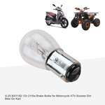 Motorcycle Brake Bulbs Supplier - S-25 BAY15D 12v 21/5w Auto Lamps