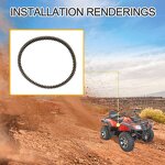 Motorcycle Drive Belt Factory - 320x1034 for 500 Xinyang P800 LU018234