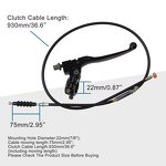 Motorcycle Clutch Lever Factory - 7/8" 22mm Left with Cable Adjuster