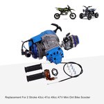 2 Stroke Engine Manufacturer - Blue 44-6 Modified Motorcycle Engine
