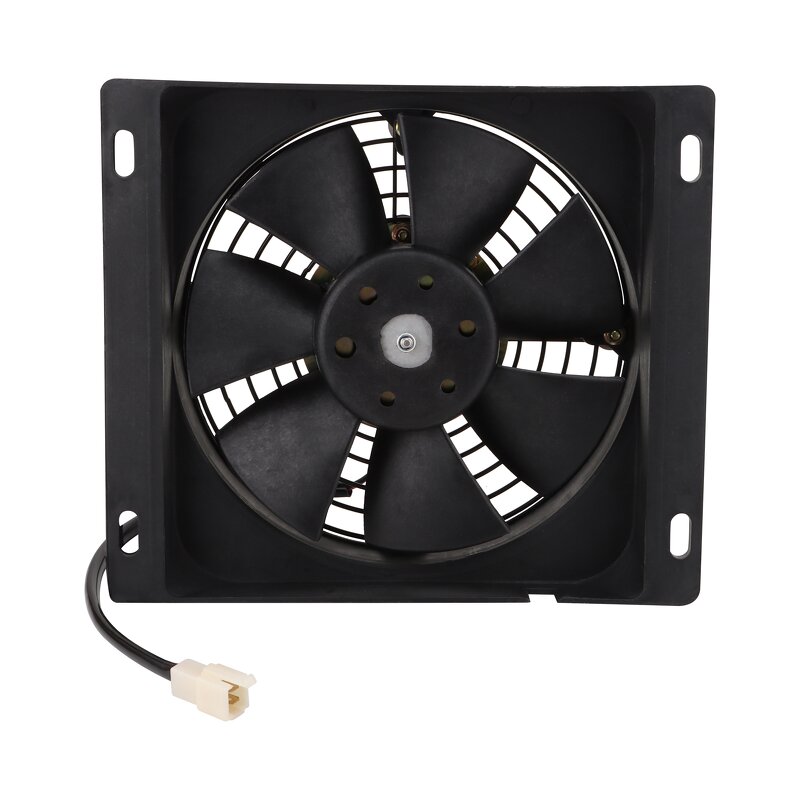 Motorcycle Radiator Fan Factory - 12V DC Square for 250cc Water-cooled