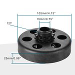 Centrifugal Clutch Supplier - 3/4" Bore #35 Chain for Go Kart