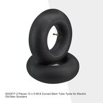 Motorcycle Inner Tube Factory - 2PCS 13X5.00-6 Curved Bent Stem TR87