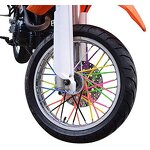 Motorcycle Wheel Spoke Covers Kit Factory - Blue 72Pcs/set Skins Coats