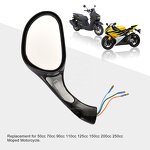 Motorcycle Rearview Mirrors Factory - 8mm for 50-250cc Moped ATV