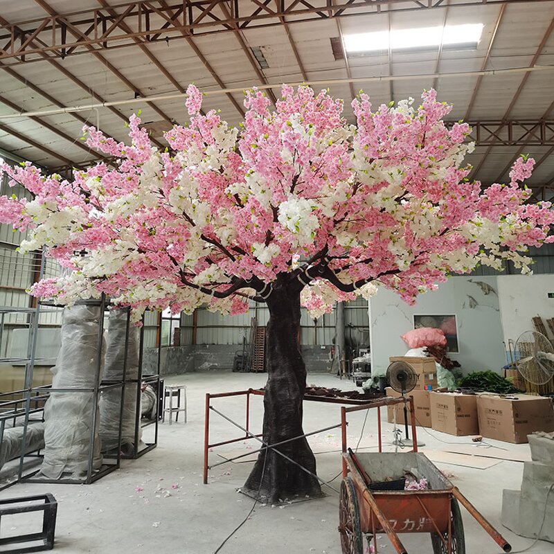 Artificial Cherry Tree Manufacturer - OEM/ODM Custom White Sakura Wedding Tree