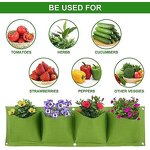 Hanging Planter Bag Manufacturer - OEM/ODM Custom 4pcs 4 Pocket Felt Grow Bag