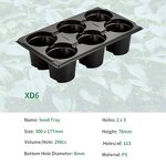Seed Starter Tray Manufacturer - OEM/ODM Custom 12 Cells PS Nursery Planting