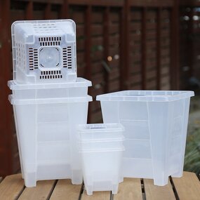 Orchid Pot Manufacturer - OEM/ODM Custom PP Plastic Root Control Clear