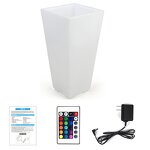 Solar Planter Manufacturer - OEM/ODM Custom Glowing Outdoor Garden LED Pot