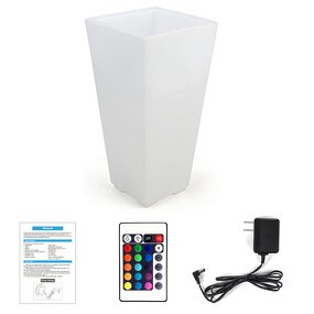 Solar Planter Manufacturer - OEM/ODM Custom Glowing Outdoor Garden LED Pot