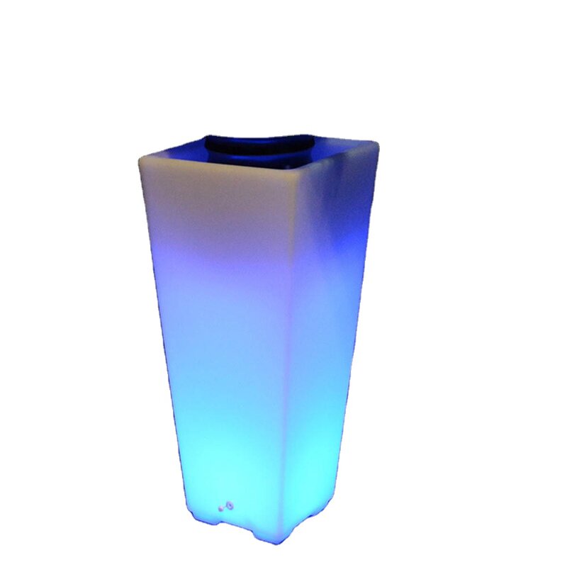 Flower Pot Manufacturer - OEM/ODM Custom White Stand Small Square Planter