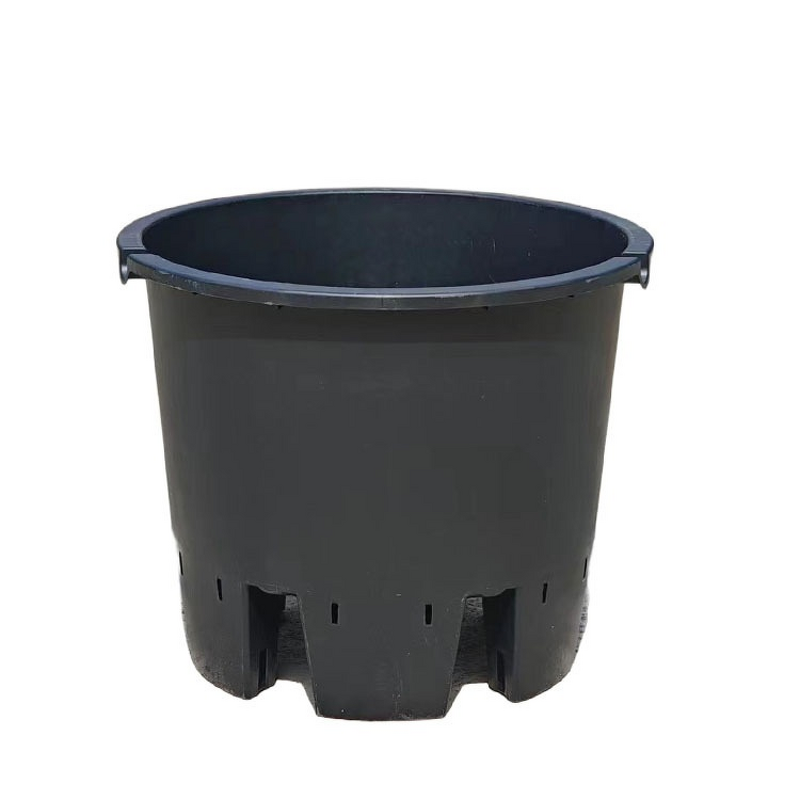 Flower Pot Stand Manufacturer - OEM/ODM Custom Black PP Plastic Square Tray