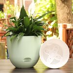 Flower Pot Manufacturer - OEM/ODM Custom Green Basin Buckle Nordic Minimalist