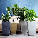 Decorative Plant Pot Manufacturer - OEM/ODM Custom Tall Plastic Indoor Outdoor