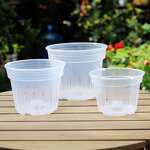 Orchid Pot Manufacturer - OEM/ODM Custom Clear with Holes and Saucers