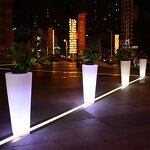 Luminous Flower Pot Manufacturer - OEM/ODM Custom Solar Garden Sculpture Planter