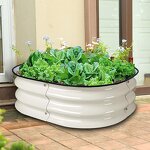Raised Garden Bed Manufacturer - OEM/ODM Custom Galvanized Oval Metal Bed