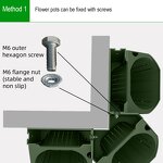 Vertical Garden System Manufacturer - OEM/ODM Custom Corner Wall Hanging Planters