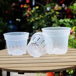 Self Watering Flower Pot Manufacturer - OEM/ODM Custom Double Layer Transparent