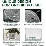 Orchid Pot Manufacturer - OEM/ODM Custom Clear Plastic with Holes Garden