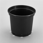 Gallon Flower Pot Manufacturer - OEM/ODM Custom 1 Gallon Black Plastic Plant