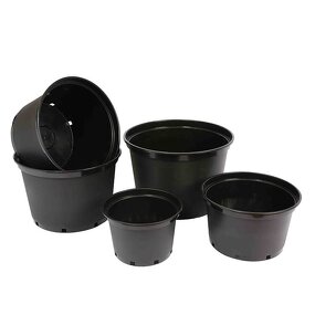 Nursery Plant Pot Manufacturer - OEM/ODM Custom Round Black Plastic 1-20 Gallon