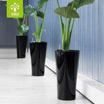 Self Watering Pot Manufacturer - OEM/ODM Custom Triangle Plastic Flower Pot