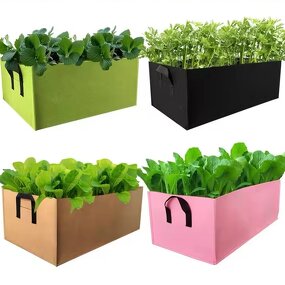 Garden Grow Bag Manufacturer - OEM/ODM Custom Large Rectangle Felt Planting