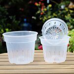 Orchid Pot Manufacturer - OEM/ODM Custom Clear with Holes and Saucers