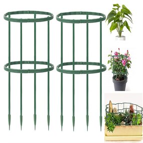 Flower Support Stake Manufacturer - OEM/ODM Custom Steel Single Stem Garden