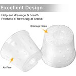 Orchid Pot Manufacturer - OEM/ODM Custom Clear Plastic with Holes Outdoor